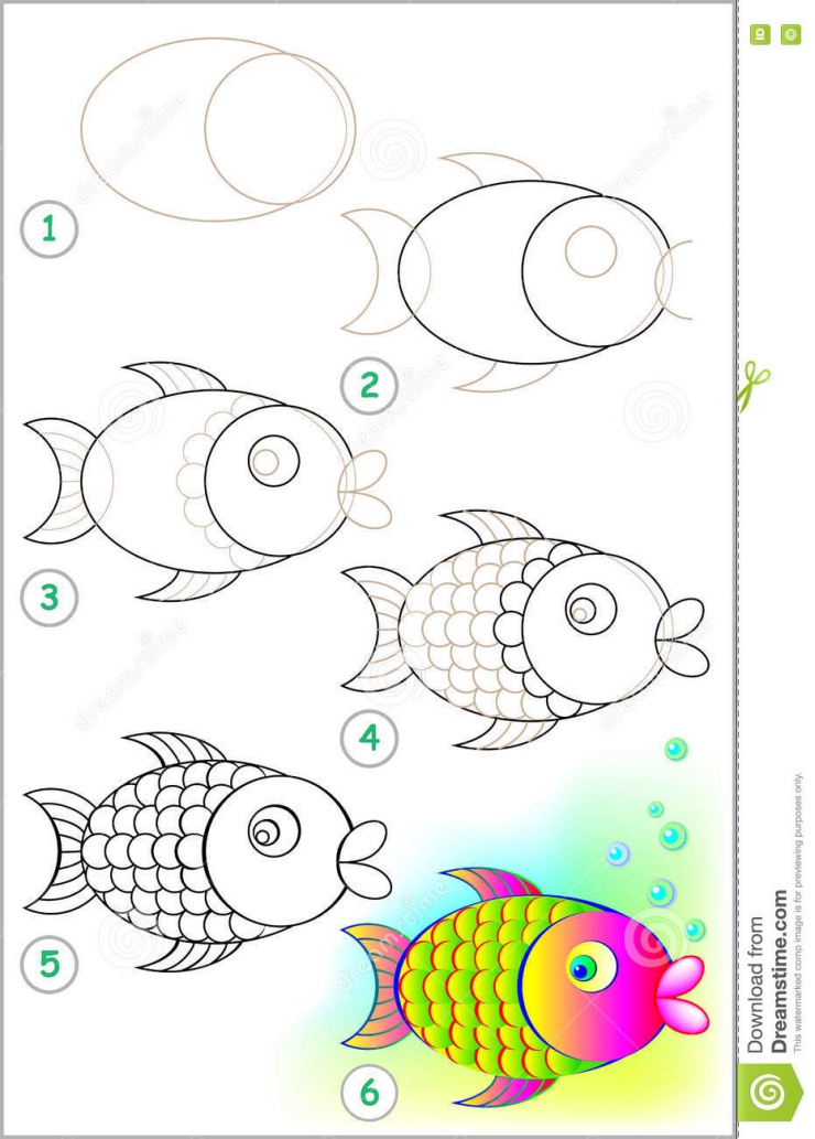 Hướng dẫn Cách vẽ con cá hề dễ thương và vui nhộn