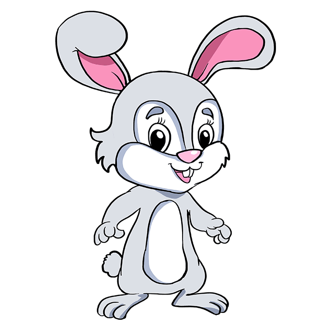 Hướng dẫn cách vẽ CON THỎ Tô màu CON THỎ  How to draw a Bunny Rabbit   YouTube